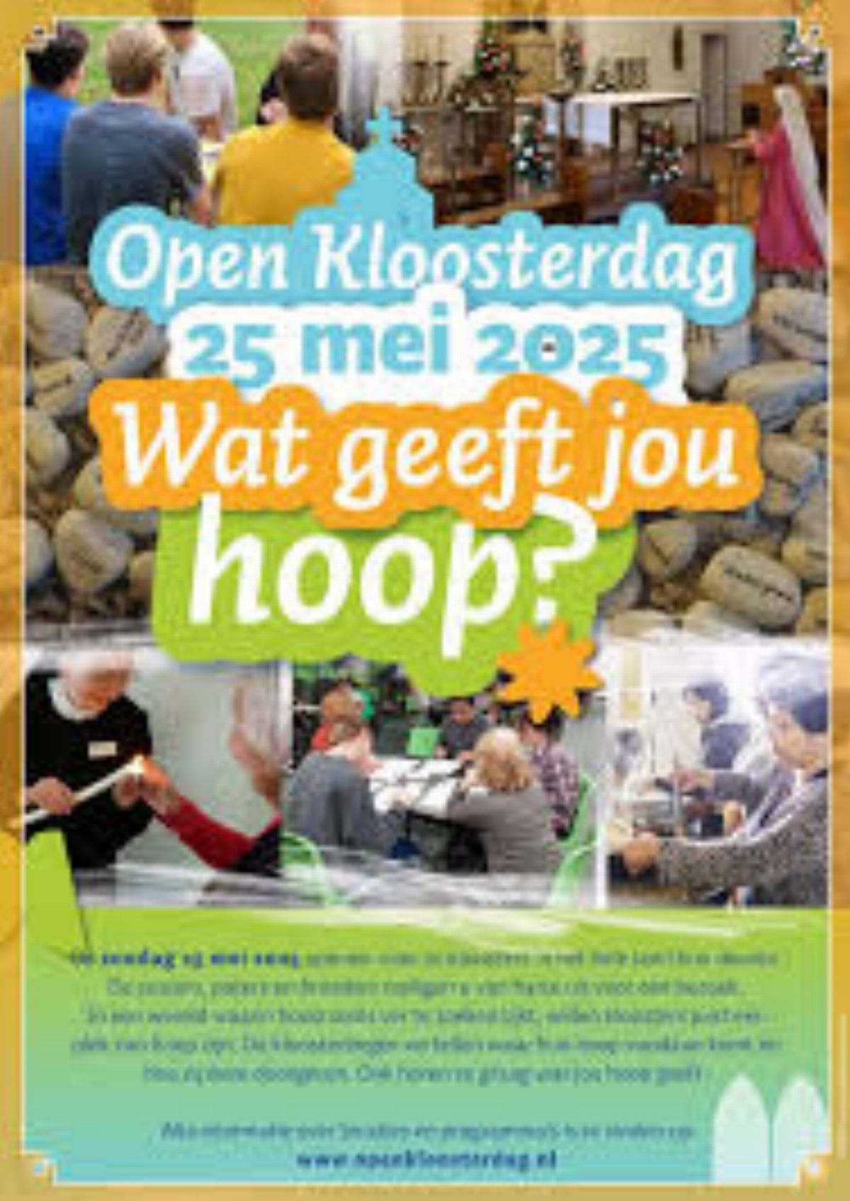 Bezoek klooster Mariastede tijdens Open Kloosterdag 25 mei 2025. Wat geeft jou hoop?